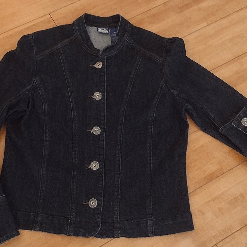 BUM equipment denim stretch jacket ptp 20”